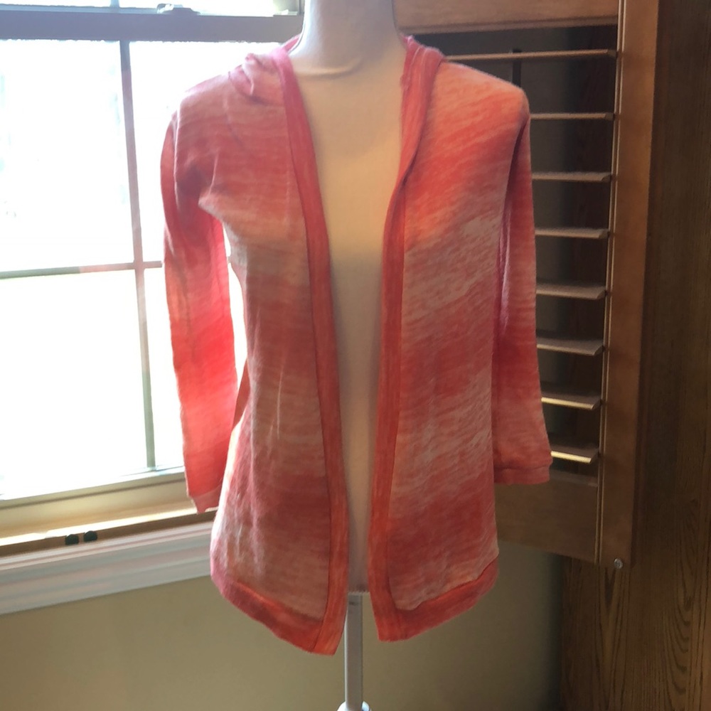 Girl’s open front hoodie cardigan size 12